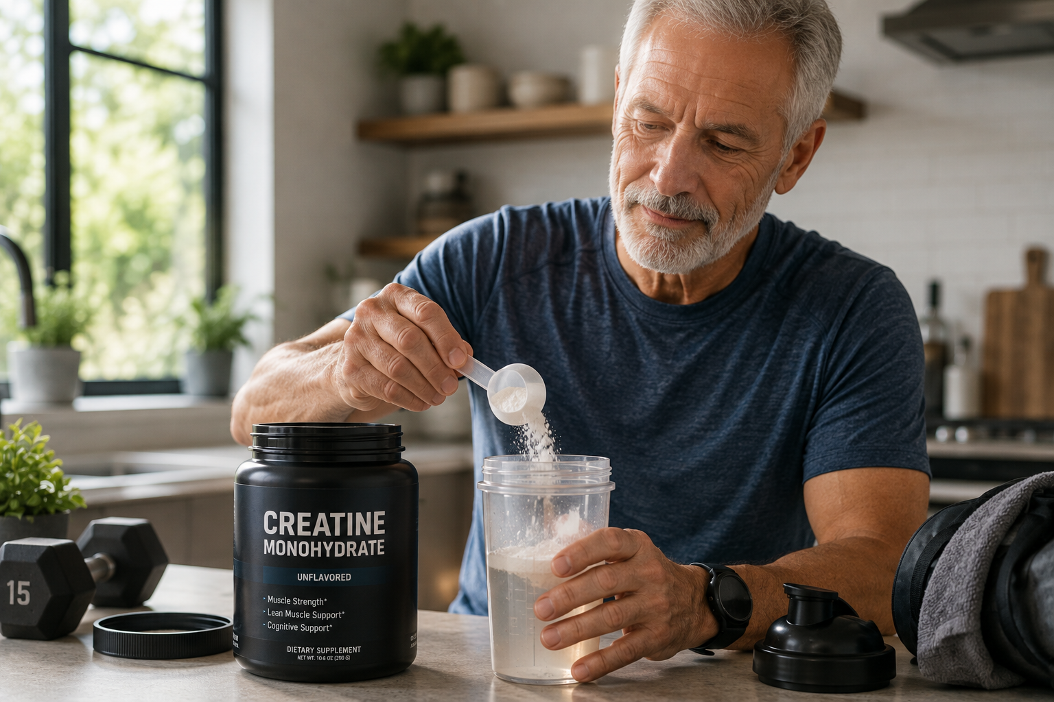 Creatine for Older Adults: Benefits, Safety, and Dosage