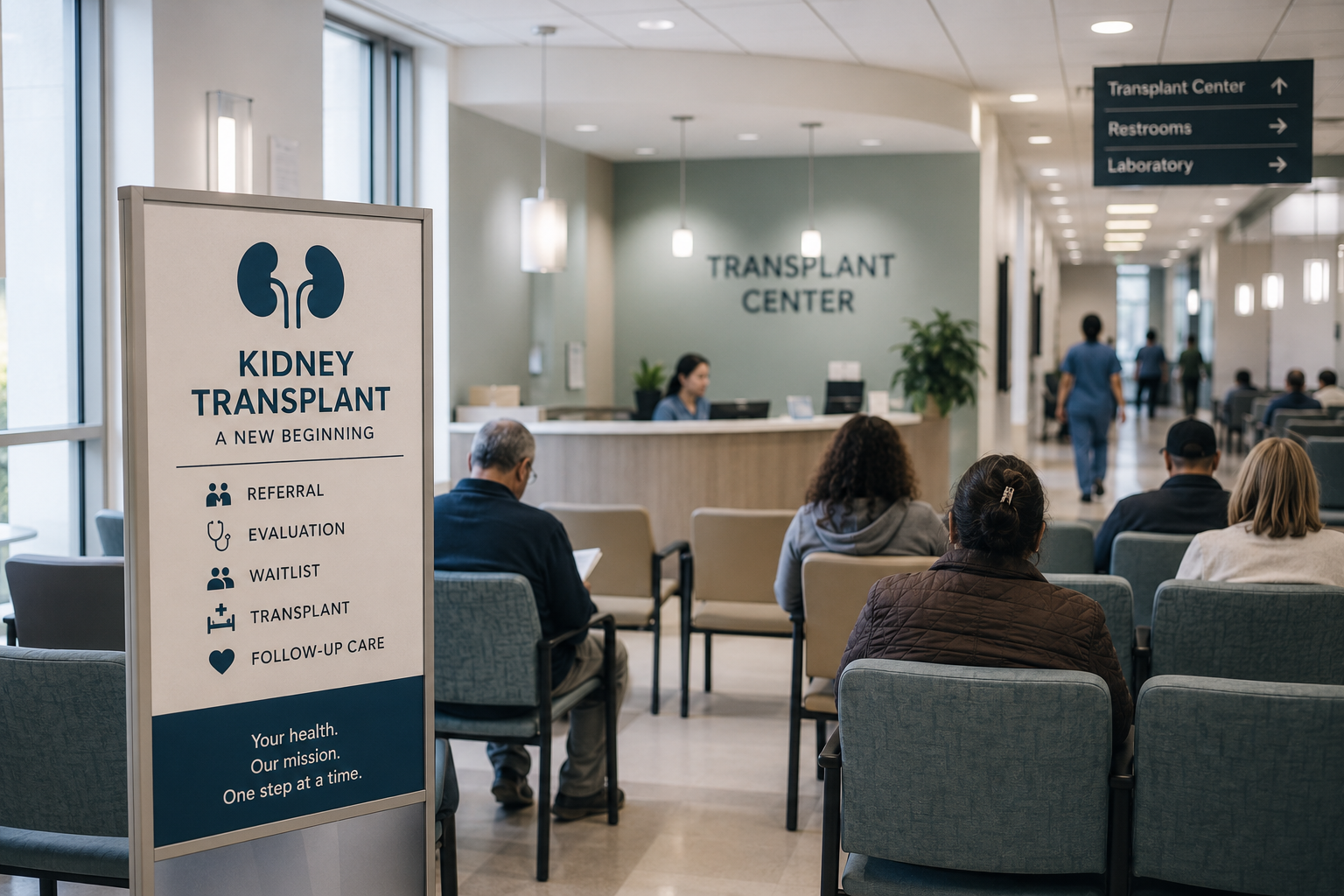 Why Nearly Half of Kidney Transplant Candidates Never Start the Evaluation