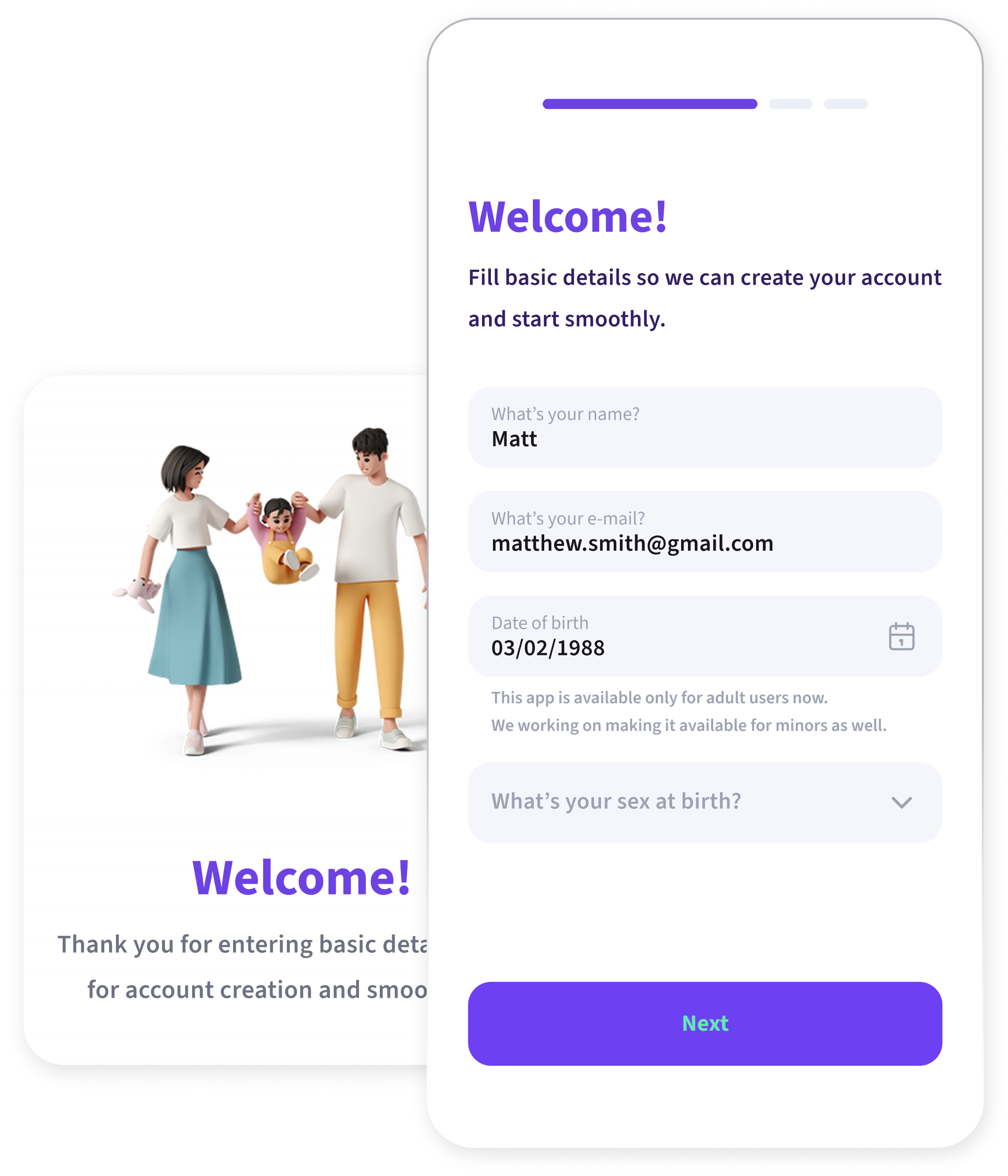 Create Your Account