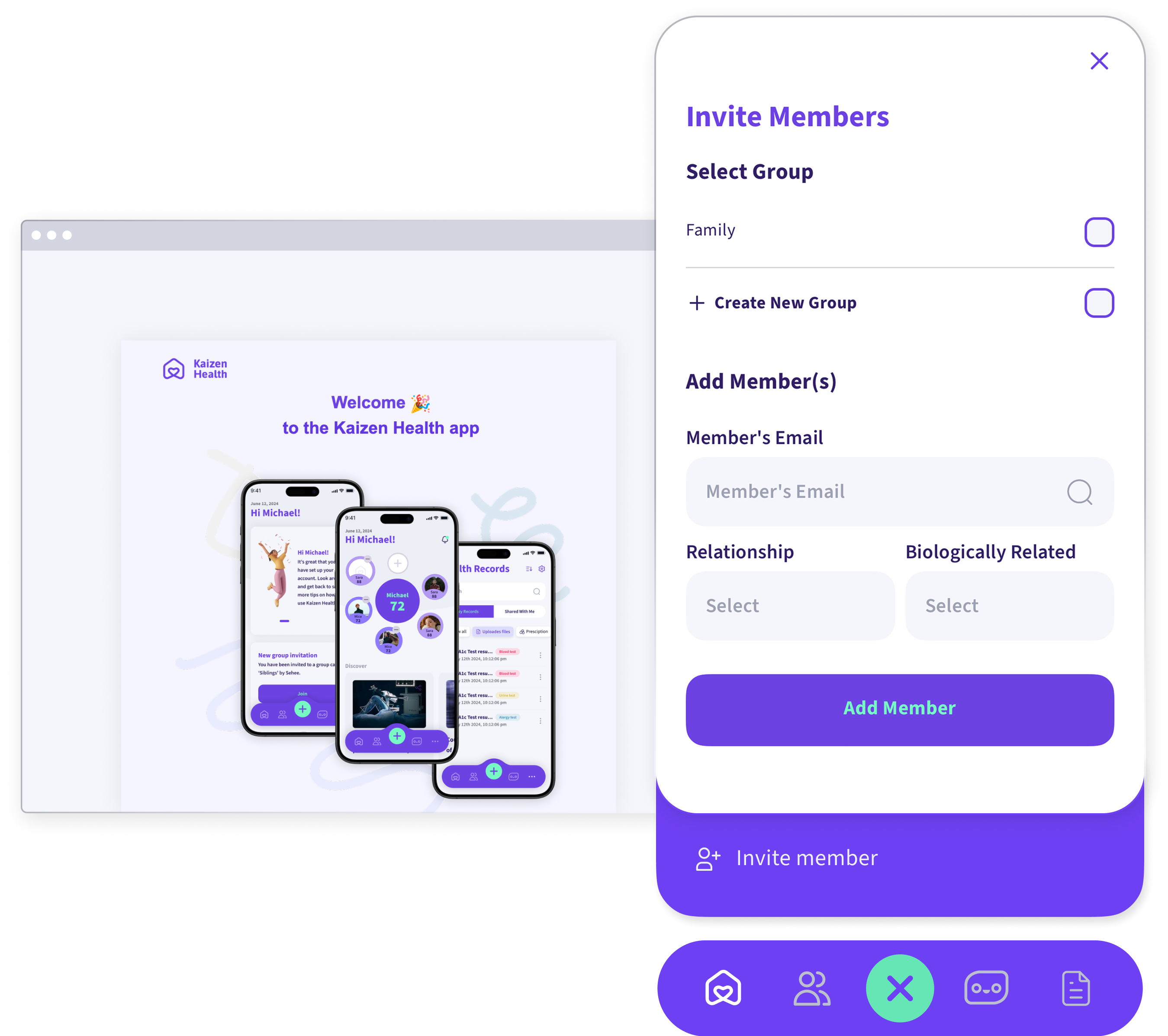Invite Your Loved Ones in your care circle